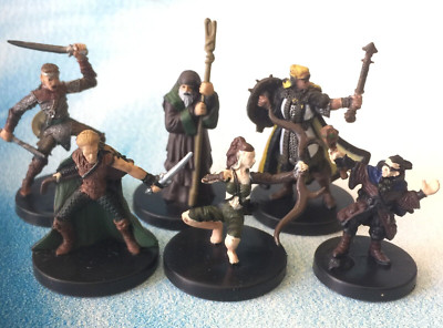 Unique Player Character Party Dungeons & Dragons Miniatures s234