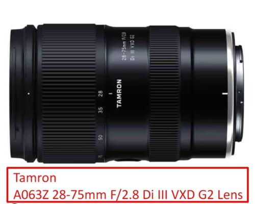 Lente Tamron A063Z 28-75 mm F/2,8 Di III VXD G2 para modelo de montaje Nikon Z - Imagen 2 de 7