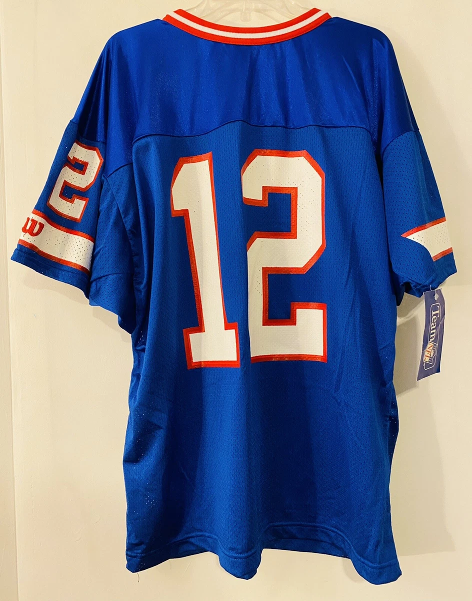 Brand New Vintage Wilson JIM KELLY No. 12 BUFFALO BILLS Size XXL