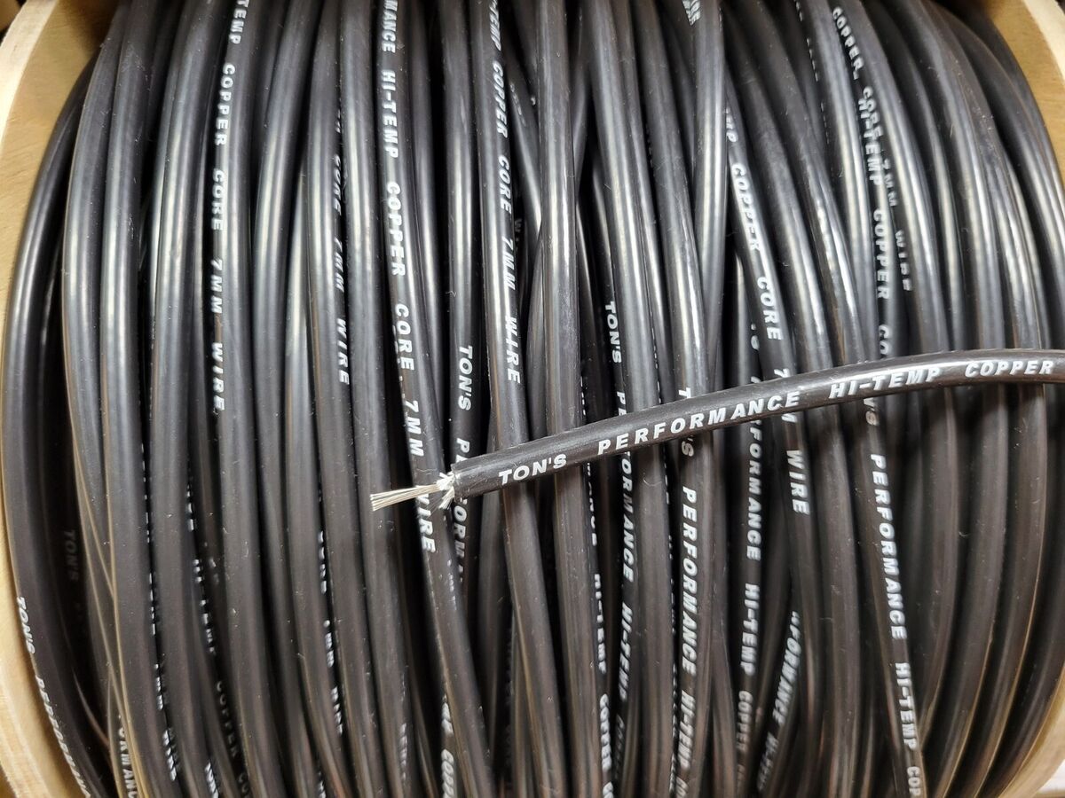 7mm tinned copper core spark plug ignition wire Silicone 7mm tinned copper core spark plug ignition wire Silicone