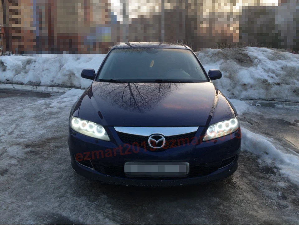 para MAZDA 6 velocidades6 Atenza MS6 02-08 algodón RGB halo anillo LED ojo de ángel BT APPDRL Foto 3 de 4