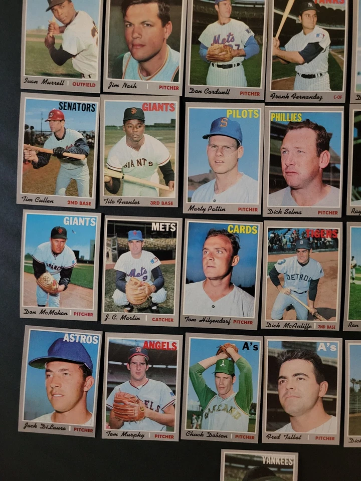 Tarjetas de béisbol Topps 1970 - muy nítidas - EX o mejor - ¡Don Cardwell y más! Foto 4 de 4
