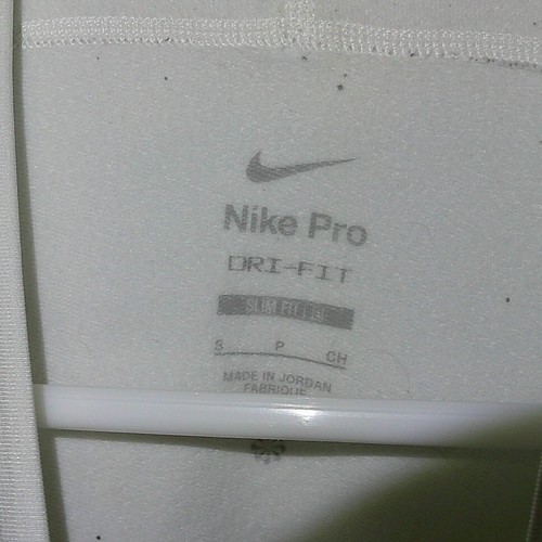 Nike Pro Dri-FIT Long Sleeve Top Athletic Shirt Training Gym White Small - 第 3/3 張圖片