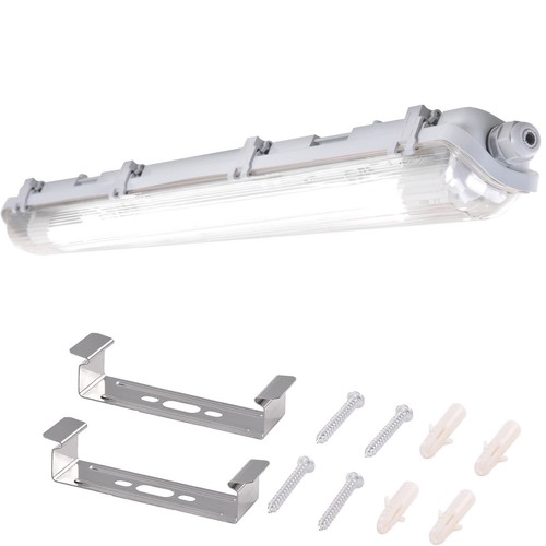 Lampada LED per ambienti umidi lampada per vasca cantina officina IP65 incl. tubi lampada - Foto 43 di 66