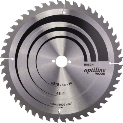 New Genuine Bosch 2608640673 Optiline Wood Circular Saw Blade