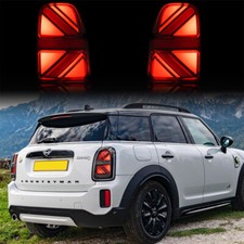 VLAND FULL LED Tail Lights Smoked For BMW Mini Cooper Countryman F60 2017-2024