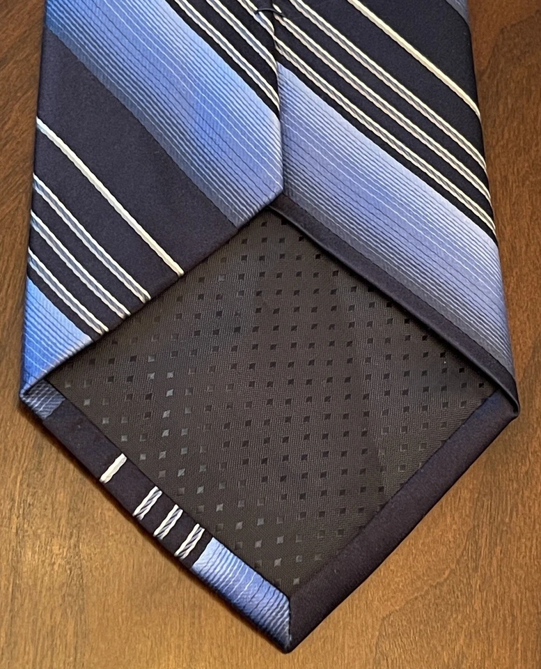 Corbata de cuello Campia Moda azul hecha a mano 100 % seda para hombre hecha en China extra larga Foto 2 de 4
