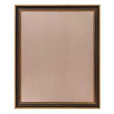 16x20 Wood Picture Frame for Wall Art Decor - Rustic Brown/Black