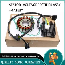 FIT 1999-07 HAYABUSA GSX-1300 MAGNETO COIL STATOR+VOLTAGE RECTIFIER ASSY+GASKET