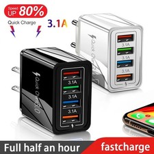 Magvolt Charger, 4-Port Chargers, with Intelligent Temperature Control Black
