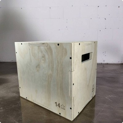 Wooden Plyo Box Small and Portable Plyometric Box Sturdy for Athletes