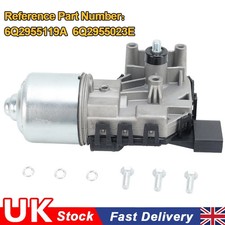 For VV Polo 9N 9N3 Skoda Fabia MK1 Front Wiper Motor 6Q2955119A 6Q2955023E UK