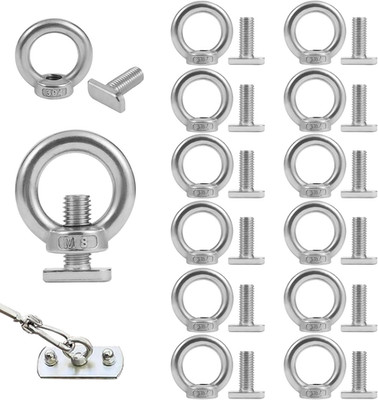 24 Stück Edelstahl T-Nut Adapter M8x25mm Befestigung Dachträger Dachbox Fahrradt