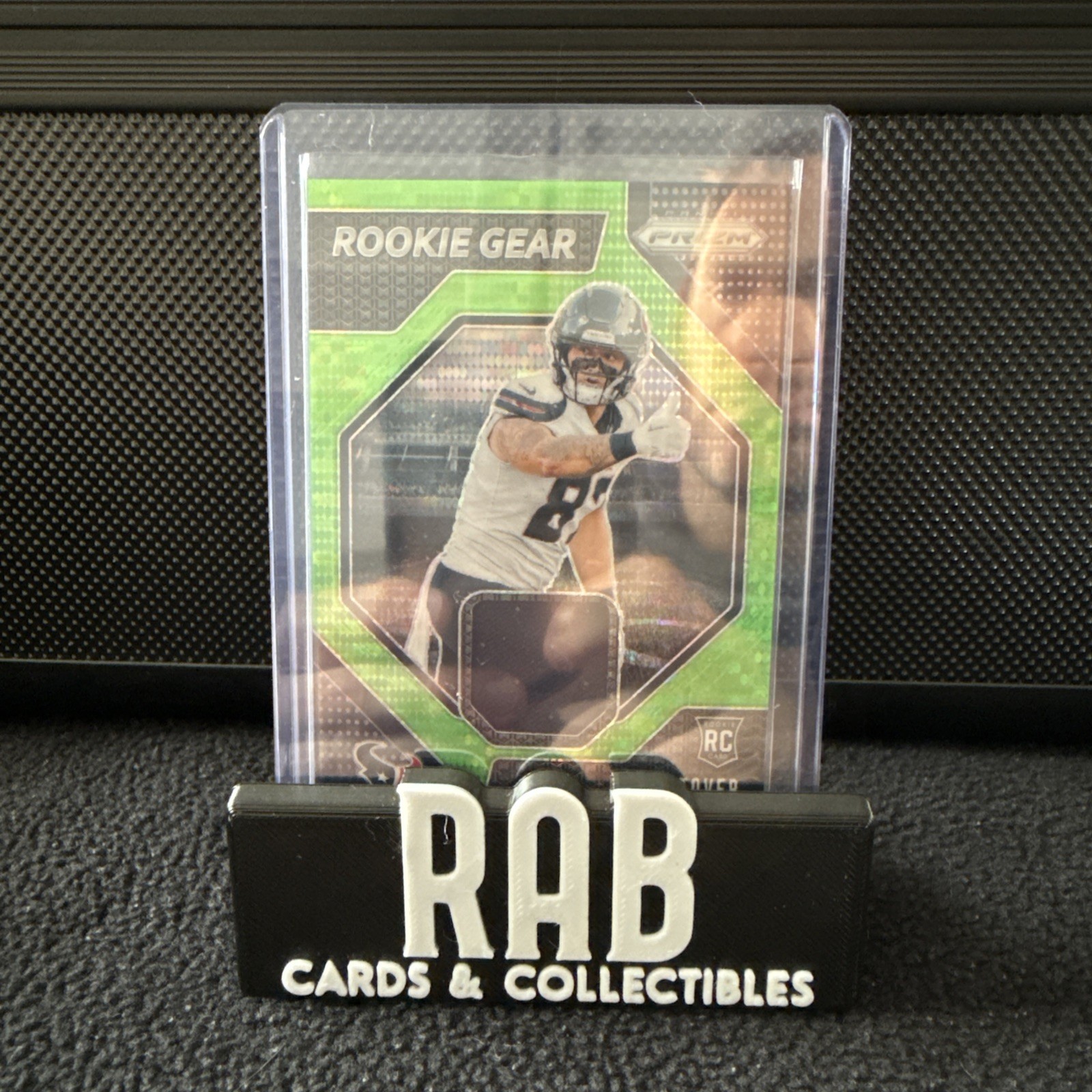 2024 Panini Prizm - Rookie Gear Cade Stover #RG-CSR Neon Green Pulsar Prizm...
