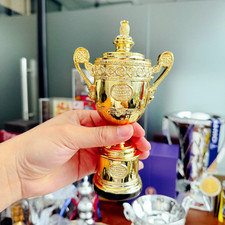 Wimbledon & US Open Tennis Trophy Men Grand Slam 2 Trophy 16cm Resin Replica