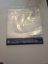 12" x 12" Page Protectors Scrapbook Refill Post Bound 3-Ring 25/pk for 50 pages