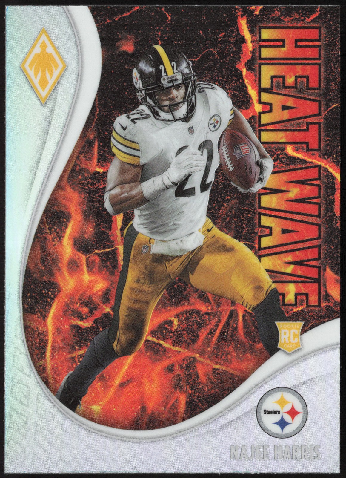 2021 Panini Phoenix #20 Najee Harris Heat Wave