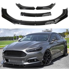 Front Bumper Cover Lip Spoiler Splitter Gloss Black For Ford Fusion Body Kit Front Bumper Cover Lip Spoiler Splitter Gloss Black For Ford Fusion Body Kit