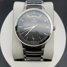 Reloj automático para hombre Rado esfera negra Centrix R30156152 fecha 38 mm día