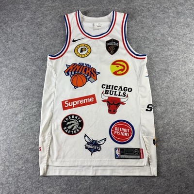 NIKE SUPREME AEROSWIFT NBA TEAMS AUTHENTIC JERSEY MENS SIZE 44 AQ4228-100