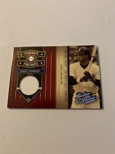 2004 (YANKEES)Leather and Lumber Pennants/Pinstripes #5 Darryl Strawberry. Patch