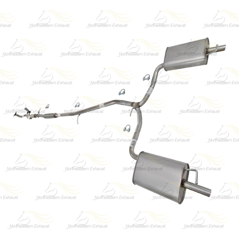 Stainless Steel Cat-Back Exhaust Kit fits: 2013-2019 Ford Flex 3.5L