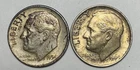 1954-D and 1964 10C Roosevelt Dimes 90% Silver