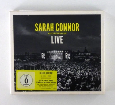 2x CD Disco - Sarah Connor - Muttersprache Live - Con DVD B0721 D10 - Imagen 1 de 4