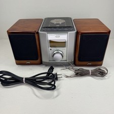 JVC FS-2000GD CD AM/FM Radio Clock Compact Component Audio No Remote READ BELOW