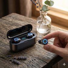 TWS F9-5 Wireless Earbuds Bluetooth 5.1 2000mAh Power Bank LED Display