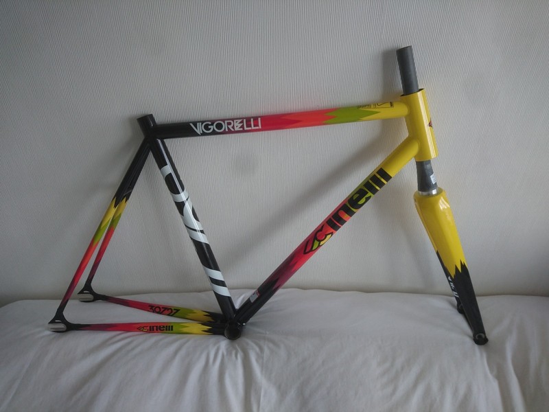 Cinelli Vigorelli Steel Track Bike Frame Set Size M Fixed Gear Pista NEW