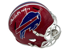 Andre Reed Signed Buffalo Bills TB 87-01 Full Size Football Helmet Beckett