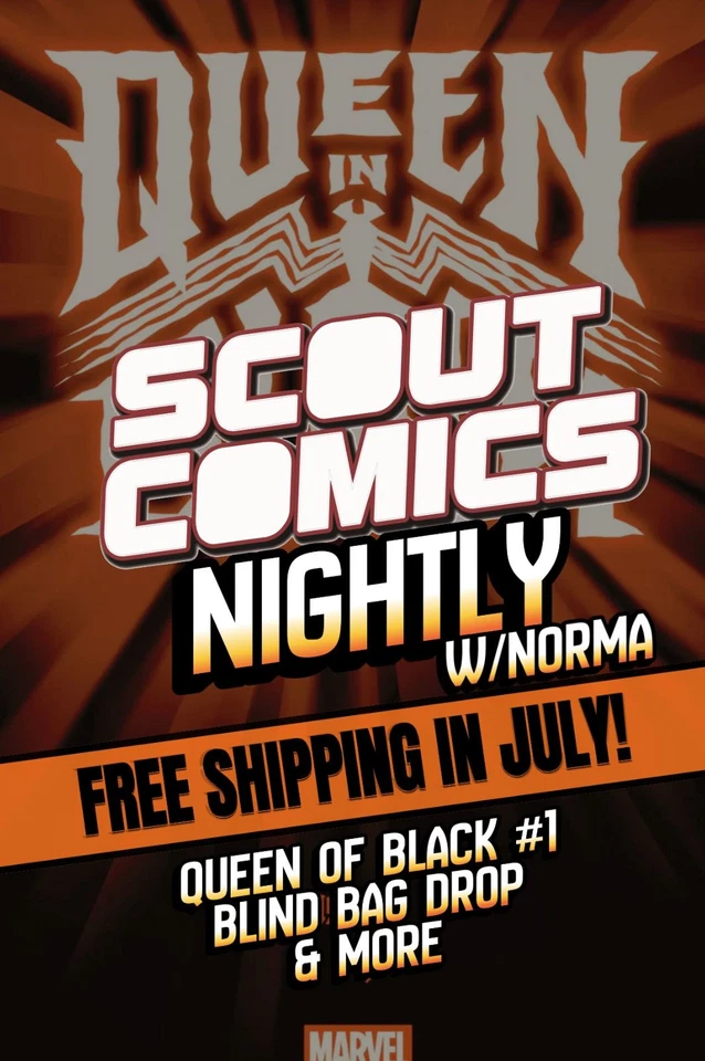 QUEEN OF BLACK #1 Blind Bag Drop & MORE!  - Live @ Scout HQ w/Norma