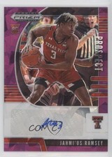 2020-21 Panini Prizm Draft Picks Prospect Blue 55/149 Jahmi'us Ramsey Auto 0hx5