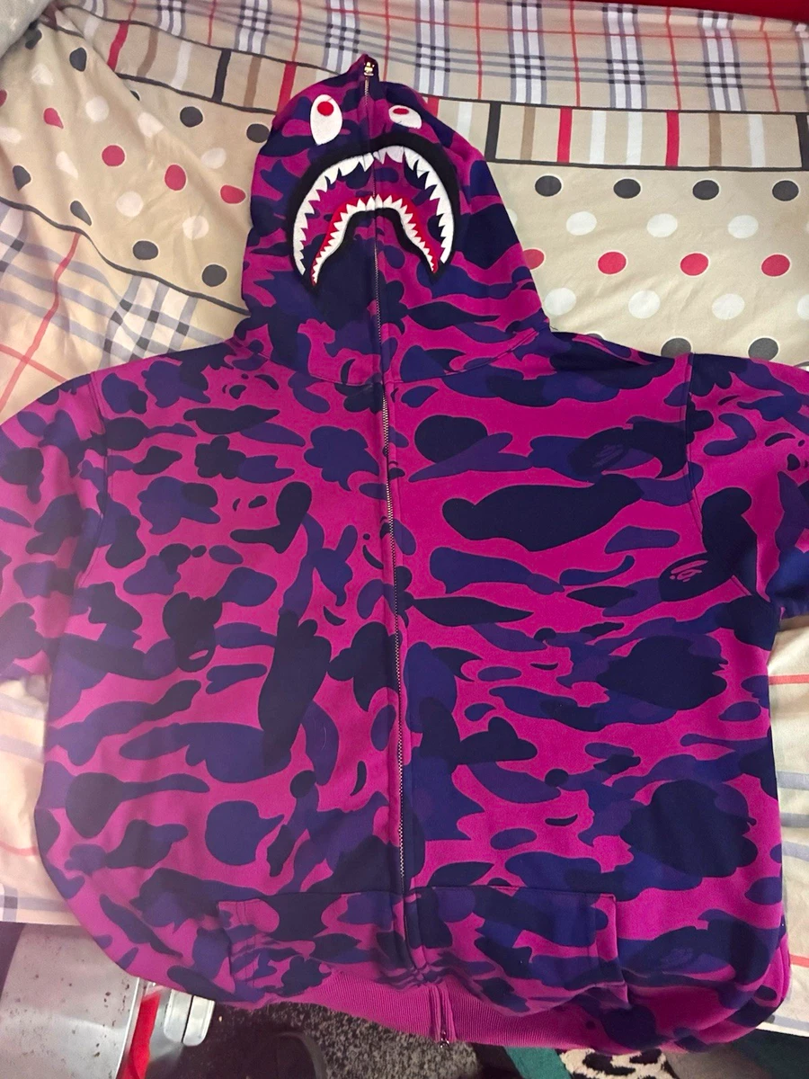 bape purple camo hoodie products for sale | eBay