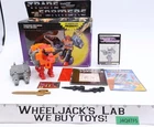 Tantrum METAL W/ Box Complete 1986 Hasbro G1 Transformers UNUSED STICKERS