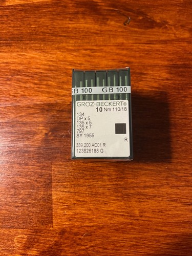 NOS-(10)-GROZ-BECKERT NEEDLES-*134*DPX5*135X5*135X7*797*SY1955*10Nm**110/18