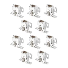 10Pcs Silver Home Door Cabinet Cupboard Furniture Catch Stopper Roller Latch hh