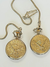 Pair Vintage 1886-1986 Limited Edition Commemorative Watches Need Batteries