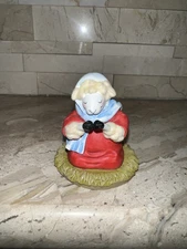 Christmas Nativity Mary Figurine Really Woolly Pageant Lamb DaySpring 2005 Sheep
