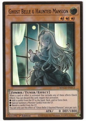 Ghost Belle & Haunted Mansion - Alt Art - (MAGO-EN012 - 1st - Premium Gold) - NM