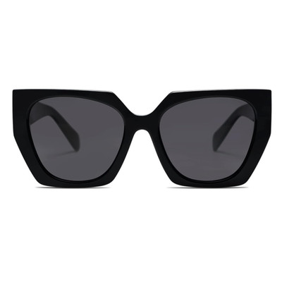 SOJOS Damen Sonnenbrille Polarisiert Vintage Retro Cateye Verspiegelt Groß Eckig