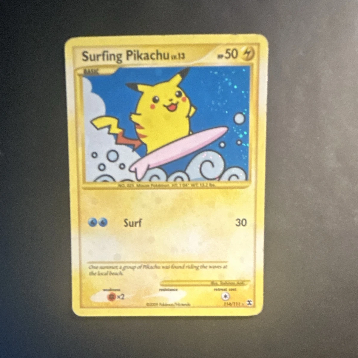 Pikachu Pokémon TCG Rising Rivals Individual Collectible Card Game