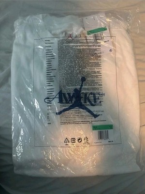 Air Jordan x Awake nY Solid Tee Sail/Game Royal Size XL Brand New