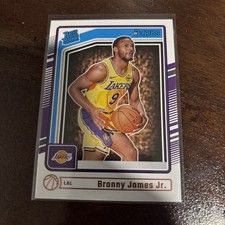 2024-25 Panini Donruss Basketball Bronny James Jr. Rated Rookie Card #243