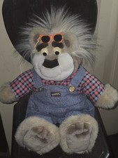Vintage 1997 TYCO Real Talkin' Bubba Bear excellent working order plush toy