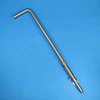 Tor Riegel Feststeller Edelstahl V2A 500 X 100 Ø 16 Mm Bolzenriegel TüR