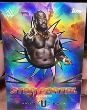 2025 Topps WWE Universe Oba Femi Star Portal Silver Foil #SPO-7