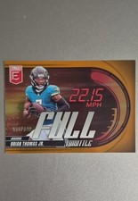 2025 Panini Donruss Elite - Full Throttle Brian Thomas Jr. #2 Orange /199