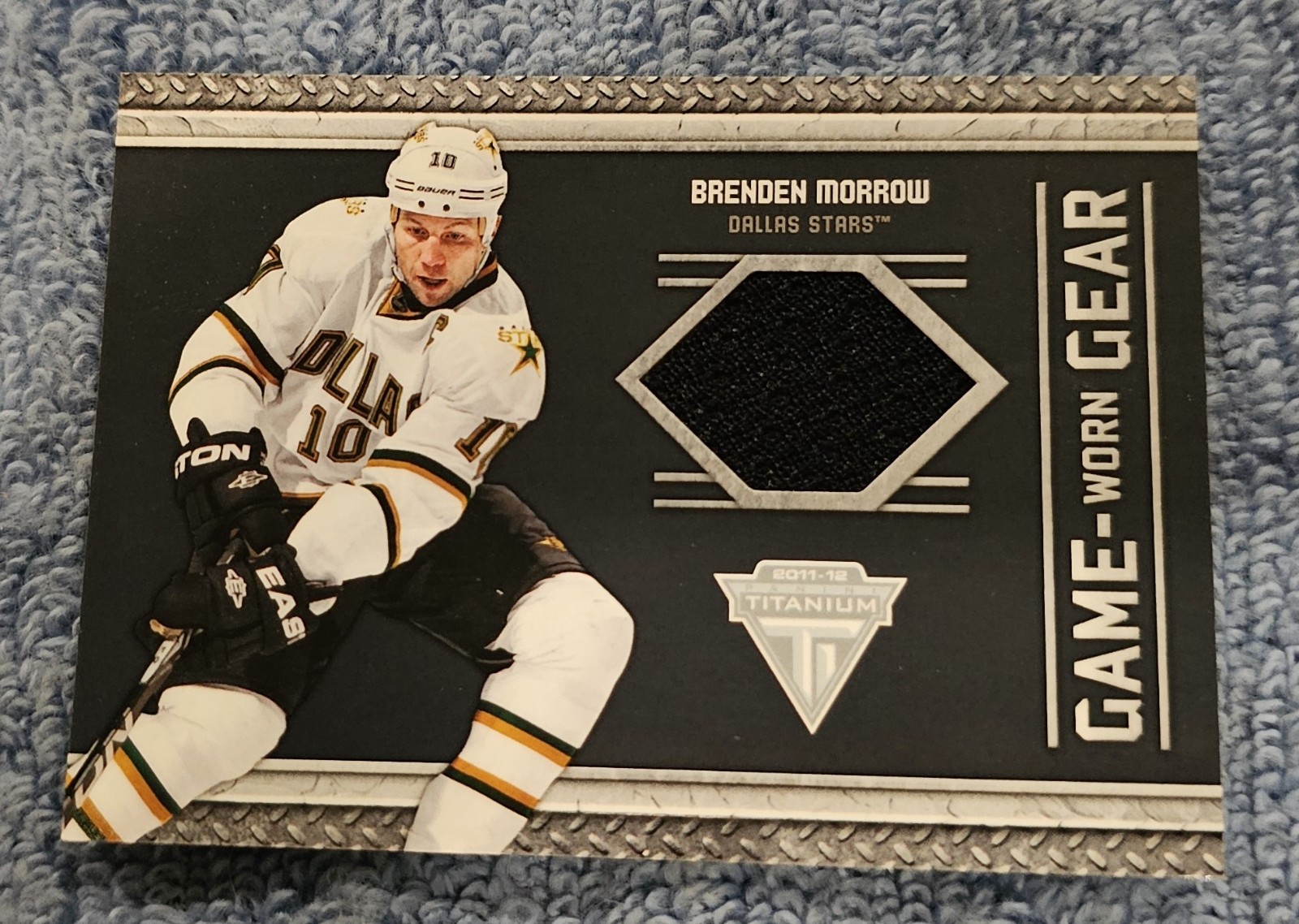 AG) 2011-12 Panini Titanium Game Worn Gear HOCKEY Brenden Morrow Stars #84